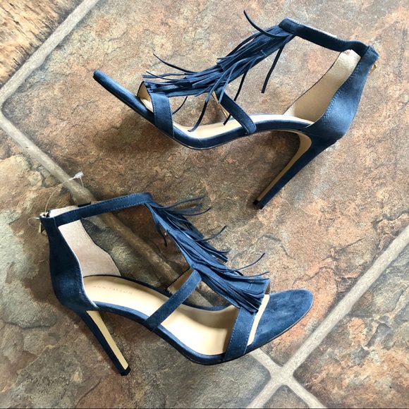 Ann Taylor Shoes - Ann Taylor Tara Fringe Suede Sandals
